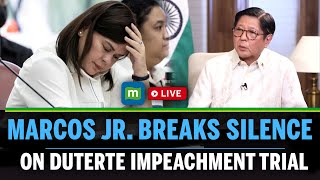Marcos Jr Interview LIVE: Marcos Jr on Sara Duterte's Impeachment &amp; Assassination Plot Allegations