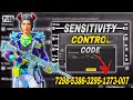 2024 NO RECOIL SENSITIVITY | ZERO RECOIL SENSITIVITY CODE | BGMI BEST SENSITIVITY SETTINGS.