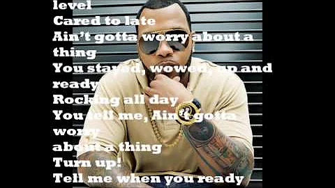 Flo Rida - Tell me when You Ready feat. Future Lyrics Video