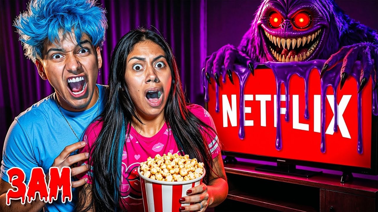 NUNCA ASSISTA NETFLIX AS 3 HORAS DA MANHÃ O GRIMACE SHAKE VOLTOU! *a lari foi possuída 