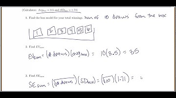 STAT 1040--Ch 17 Expected Value and Standard Error