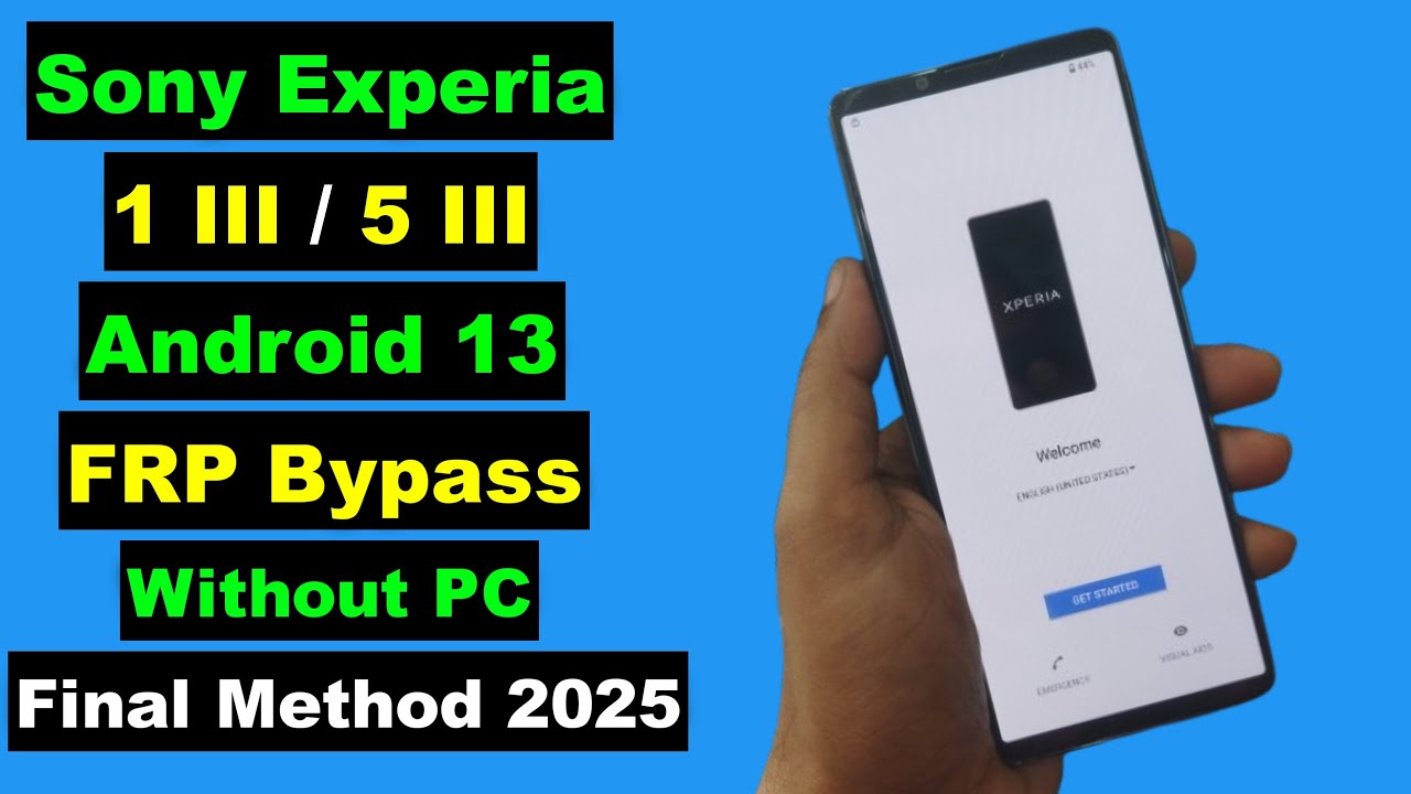 ジャンク XPERIA SO-53B FRPロック品 Sony Xperia 1 III & 5 III FRP Bypass/Google Account Unlock Android