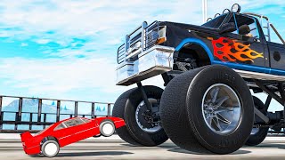 Real Cars vs Toy Сars #13 - Beamng drive