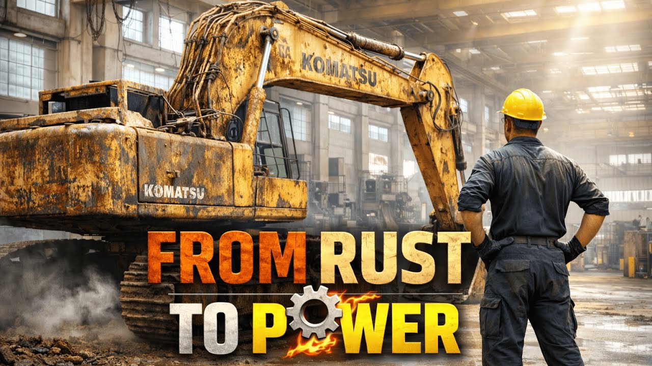 FROM RUST TO POWER ⚙️🔥 | Komatsu PC2000 Full Excavator Restoration