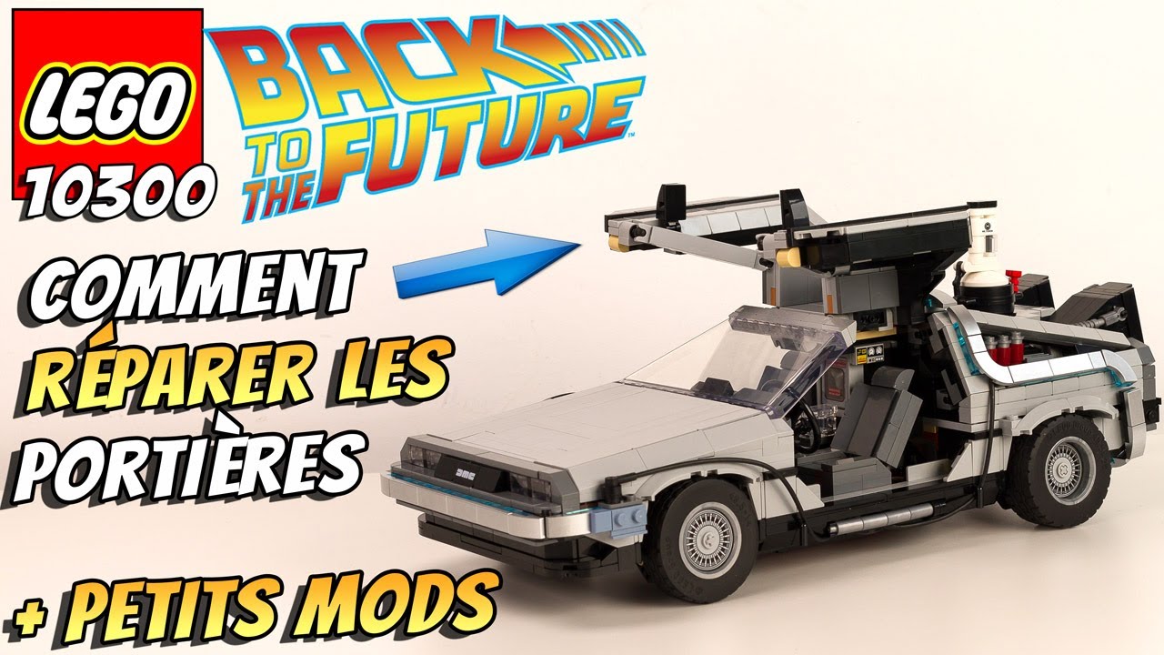 Mon upgrade de la DeLorean du set LEGO Retour Vers Le Futur