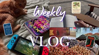 A rainy week of reading + Tales of the Shire 🎮 || weekly reading vlog