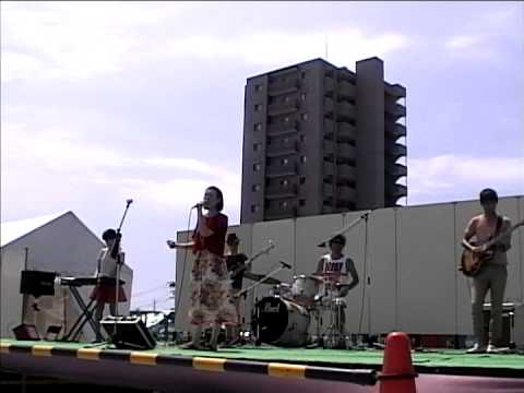 20150823  Soak up the sun    Aloha de　一番街　蟹江　夏祭り　Yuri with team K