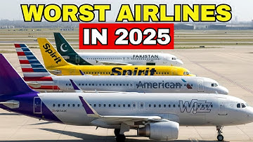 Top 10 WORST AIRLINES in the World in 2025