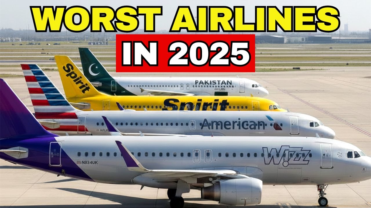 10 худших авиакомпаний мира в 2025 году
