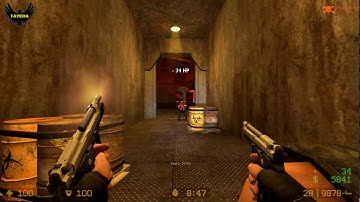ZOMBIE ESCAPE ROUND ON COUNTER-STRIKE: SOURCE, map: ze_christmas_infection, CSS