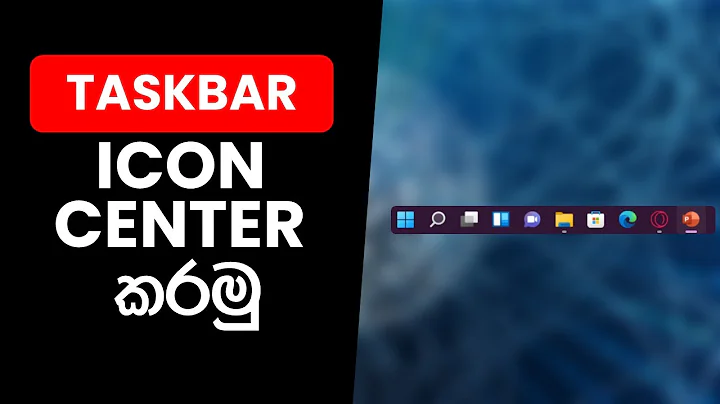 How to center taskbar icons on Windows 8 1 & Windows 10