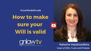 How to make sure your Will is valid Wealth