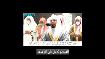 سورة البروج ياسر الدوسري