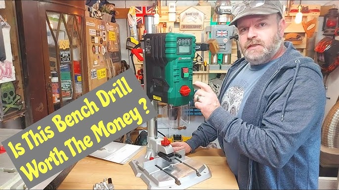 Parkside PTBMOD 710 B2 Bench Pillar Drill Press- Review TEST 4K - YouTube