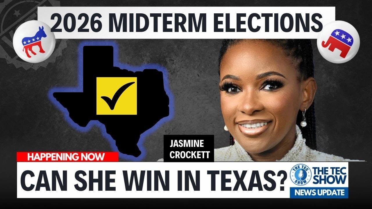 The 2026 Senate Map Based On The Latest Polls - Jasmine Crockett ...
