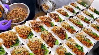 Taiwan amazing lunchboxesPreparing dishes just like flow feast