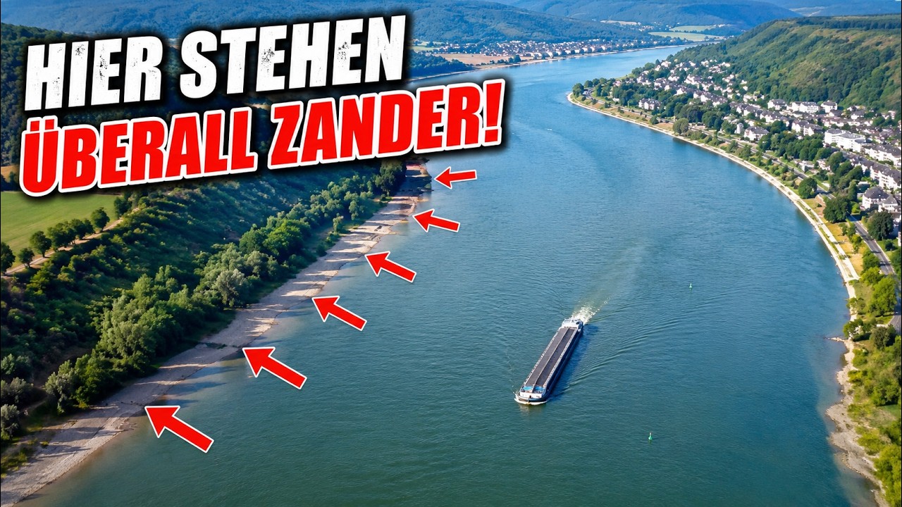 ZANDER am RHEIN fangen - So klaptt es JETZT