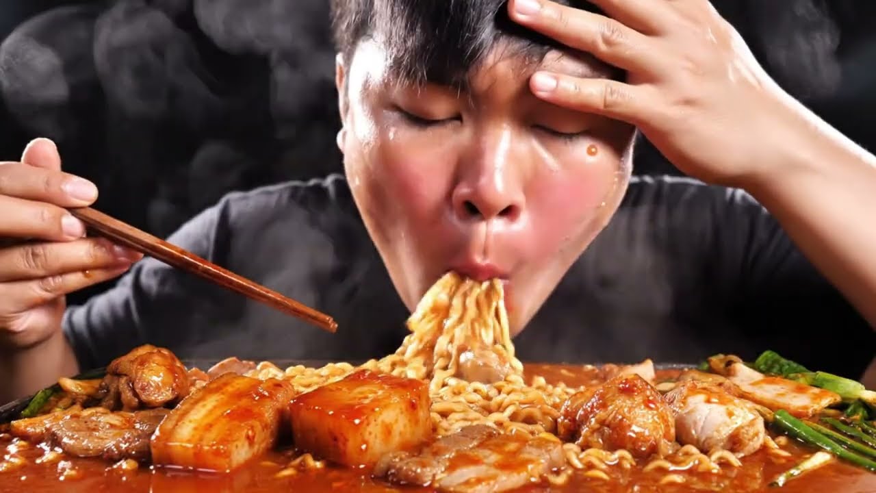 Ultimate Noodle Pull with Savory Pork 🍜🥢🥓