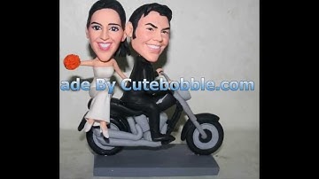 Cutebobble.com - Custom bobbleheads wedding cake toppers made from photos