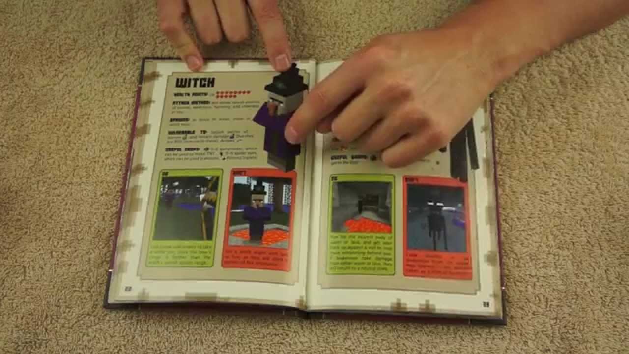 Page Turning Book Set Asmr Minecraft Handbook Set