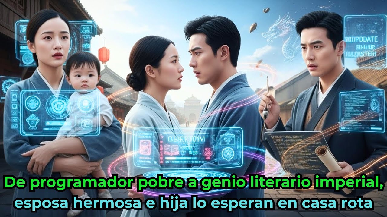 De programador pobre a genio literario imperial, esposa hermosa e hija lo esperan en casa rota