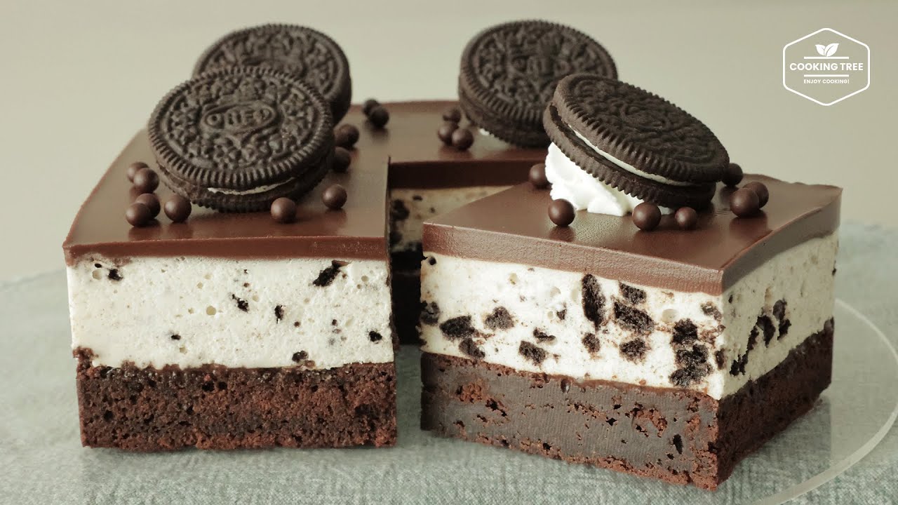 Десерт для любителей шоколада! Рецепт шоколадного брауни с печеньем «Орео»