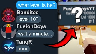 Roblox Arsenal PROS Try to Guess People's Levels... (they failed)