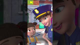 Police car song 🚔 | HeyKids Nursery Rhymes | Animaj Kids #shorts