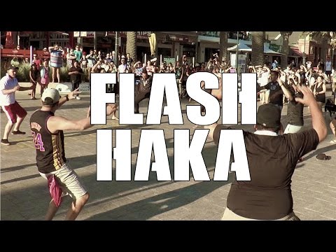 Flash Mob – un “Haka” en plein centre ville