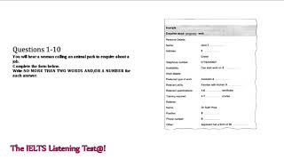 19 01 2018  IELTS LISTENING PRACTICE TEST 2018 WITH ANSWERS