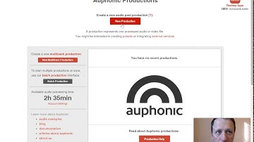 Easy Instructions for Using Auphonic Audio Processor