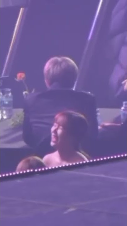 BTS reaction for girl gfriend eunha smile real stage #bts  #army #rm #taehyung #jikook