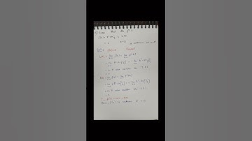 Show that the function: f(x)= x^2 *sin(1/x) at x!=0 f(x)= 0 at x=0 is continuous at x=0 ?#shorts