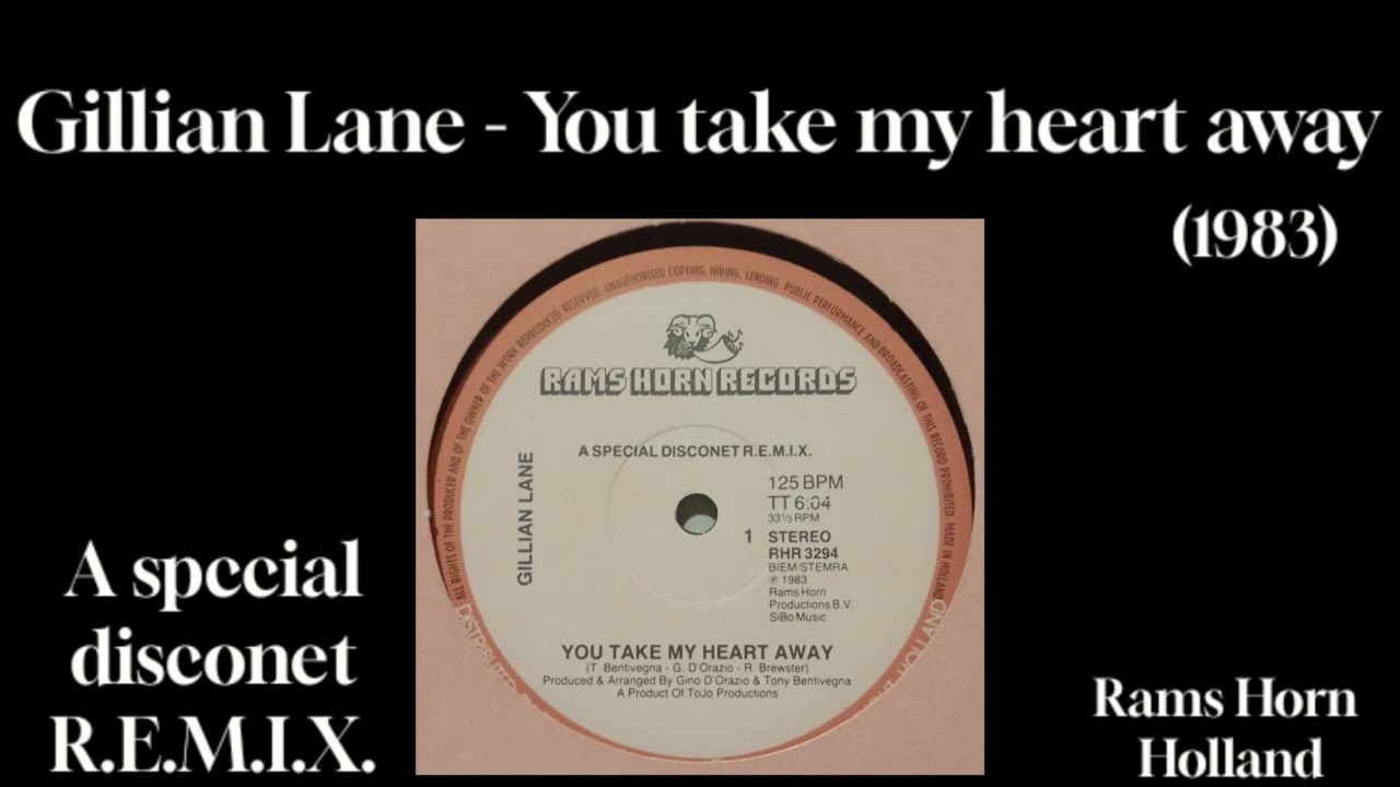 邦楽 GILLIAN LANE/Take my heart away 12 ITALO Gillian Lane/Take My Heart Away 12 Italo C7 | eBay