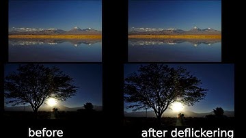 timelapse-darktable : comparison on 2 scenes