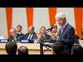 President bill clinton on the role of partnerships  united nations ecosoc event