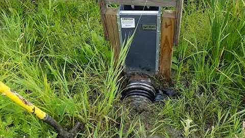 Preparing to fix the berm and replace water control structures.