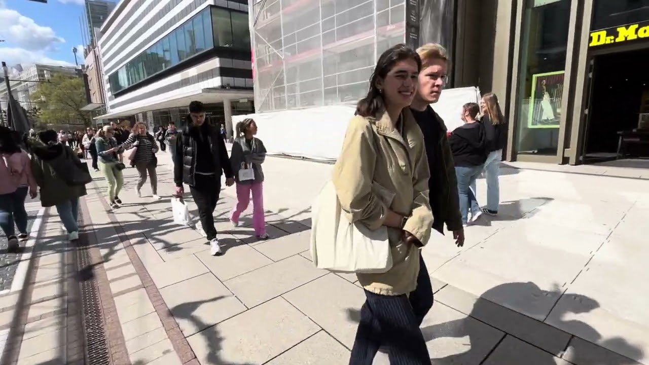 Eventbodenplatten im Einsatz in einer Fußgängerzone