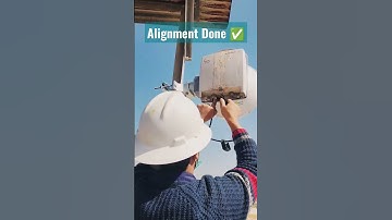 MINI-LINK Alignment Done ✅ #telecom #minilink #transmission #configuration #baseband #installation