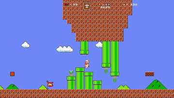 Super Mario Bros. X (SMBX2) Beta 5.2 Custom Level - Super Retro Throwback!