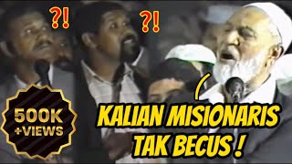 Dua misionaris ini mencoba mempermalukan Ahmed Deedat lalu KENA BATUNYA!