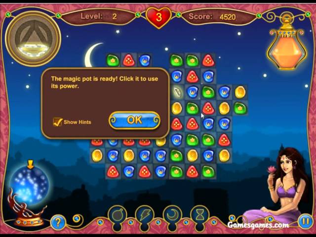 How to play 1001 Arabian Nights game, Free online games