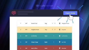 How to Import and Sync Your Script in StudioBinder | Shooting Schedule Tutorials