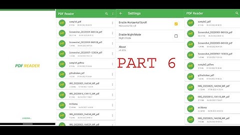 How to create PDF Reader App in Android Studio - Part 6