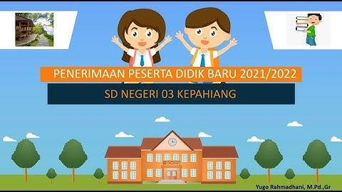VIDEO ANIMASI PPDB KEREN SD NEGERI 03 KEPAHIANG