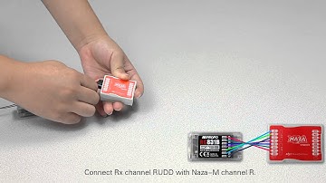 DJI Naza-M Main Controller&JR Receiver Connection