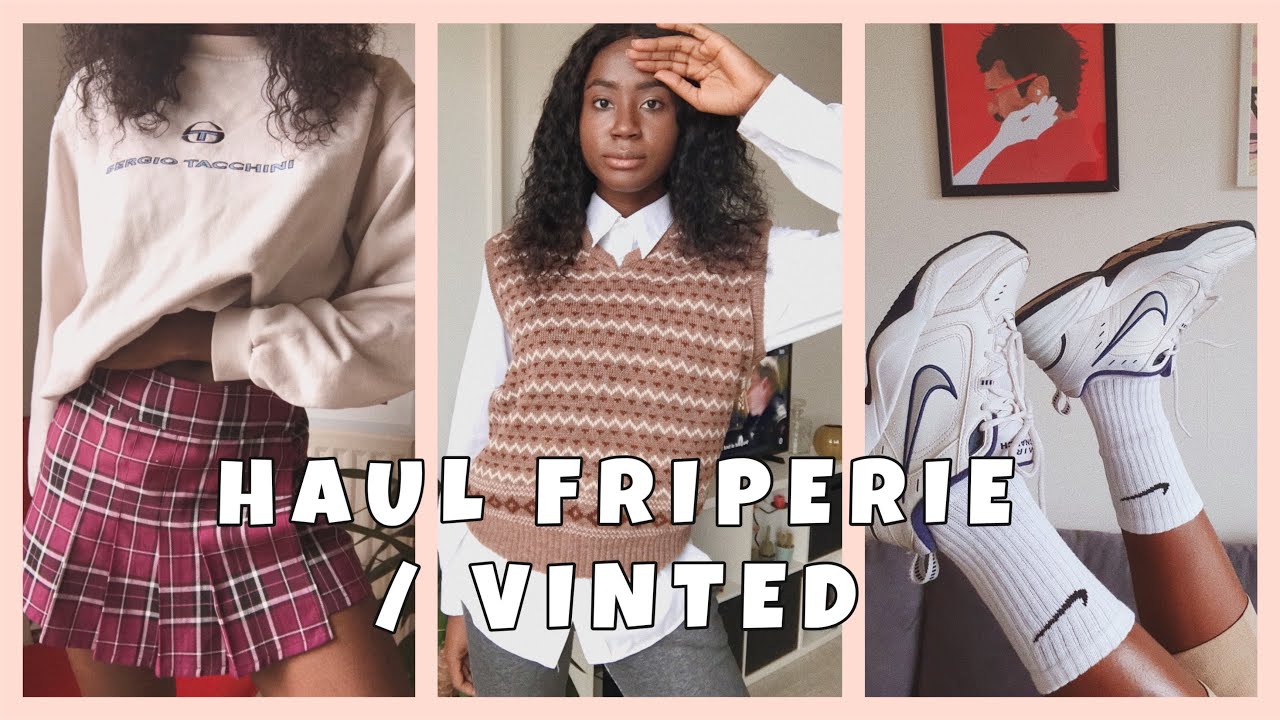 HAUL FRIPERIE/ VINTED : mes achats de seconde main ( 2€, 3€,5€) - YouTube