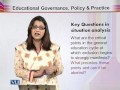 EDU603 Educational Governance Policy and Practice Lecture No 26