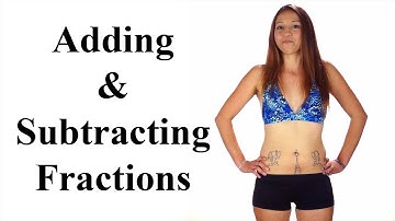 Adding and Subtracting Fractions - Bikini Homework