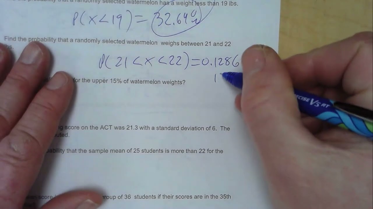 Stats Chapter 6 and 7 Practice Test